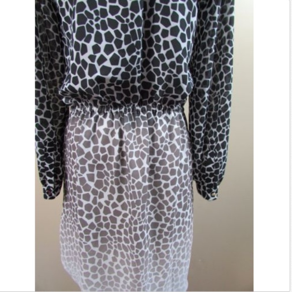 Banana Republic Animal Print Giraffe Shirt Dress - Picture 6 of 7